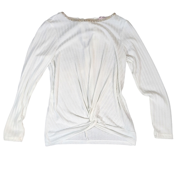 Juicy Couture Rhinestone Collar Sweater - Picture 1 of 10